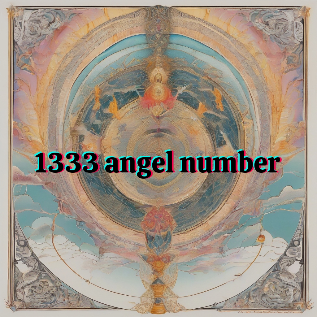 1333 angel number meaning