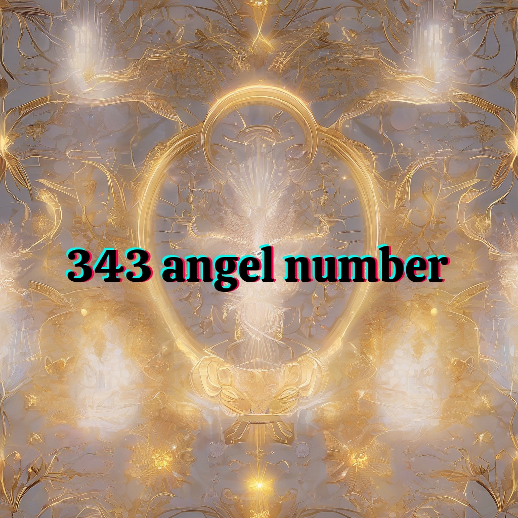 343 angel number meaning