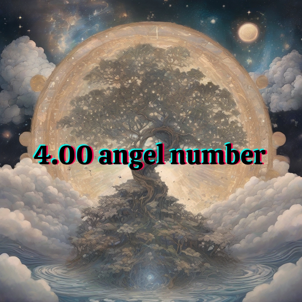 4.00 angel number meaning