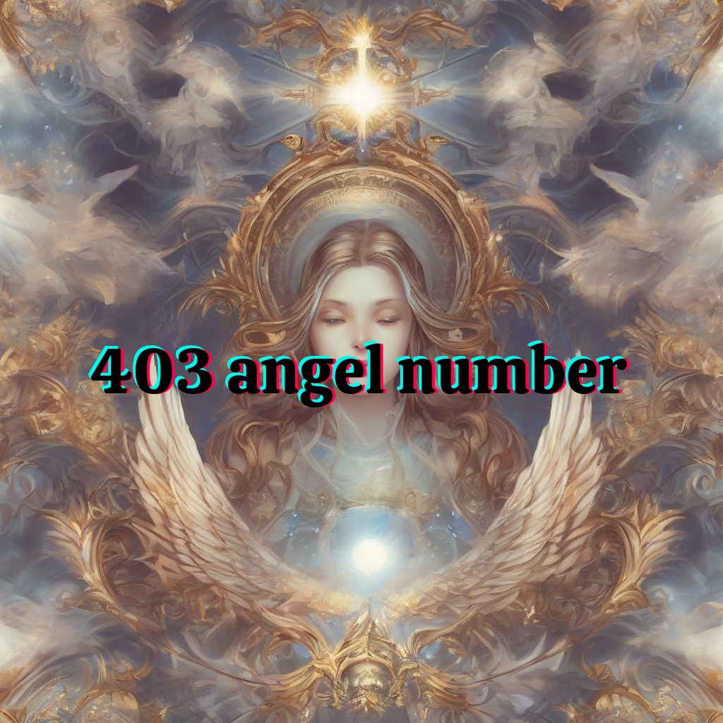 403 angel number meaning