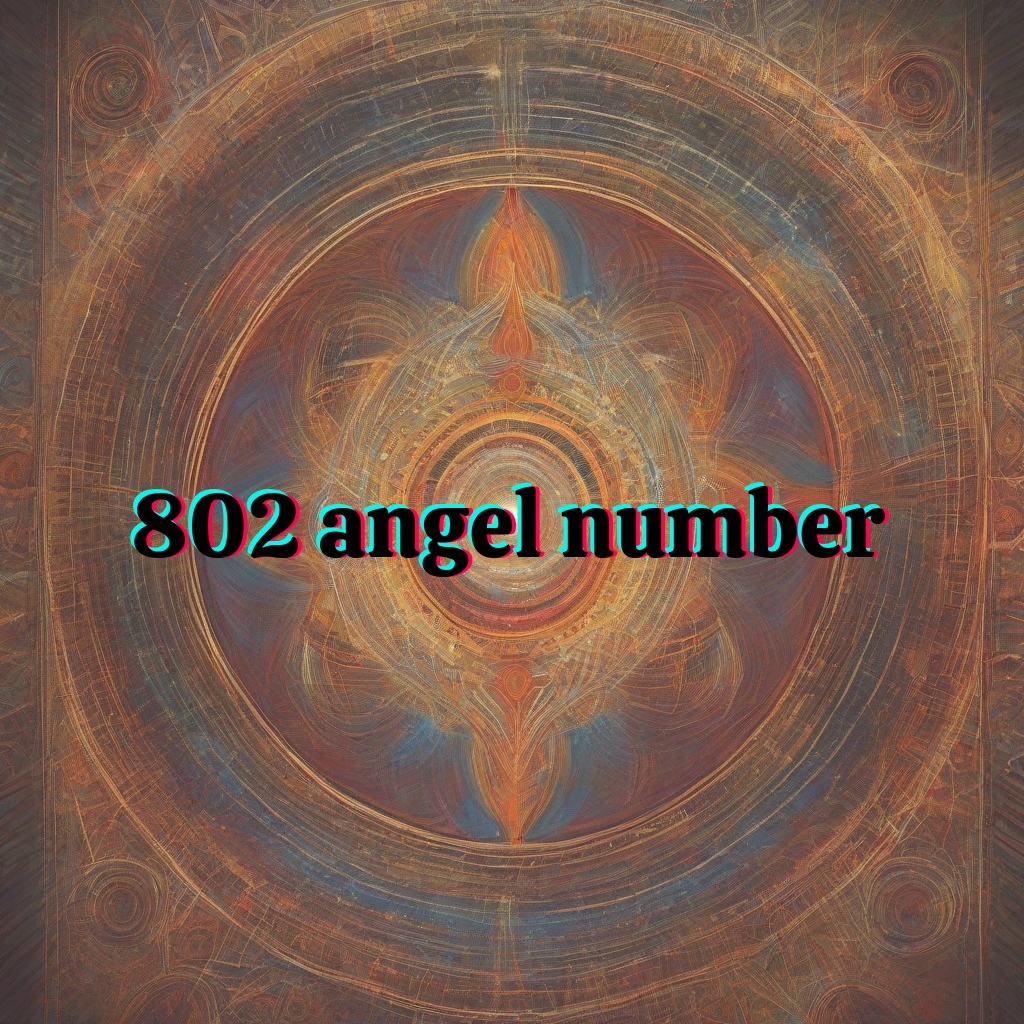 802 angel number meaning