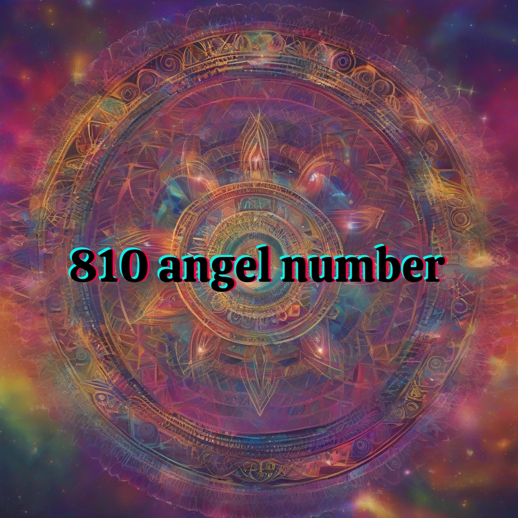 810 angel number meaning