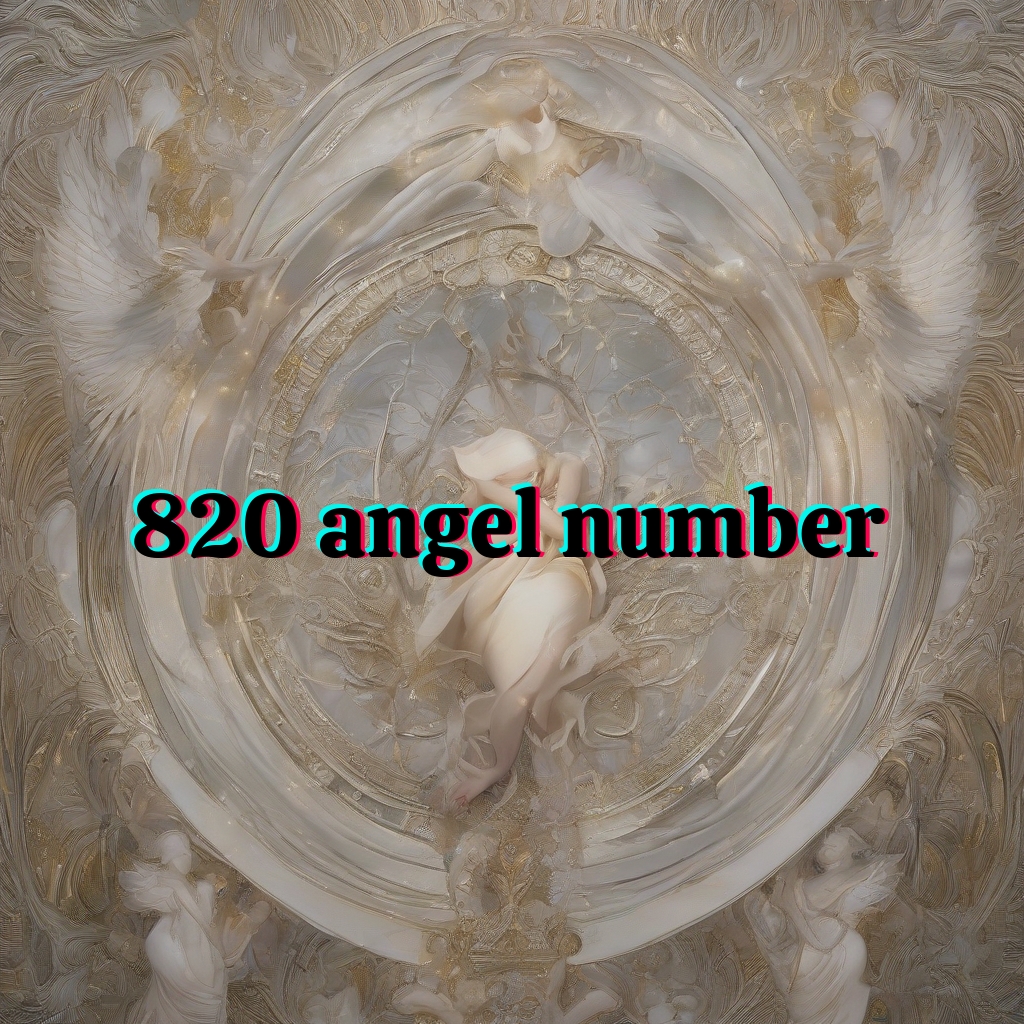 820 angel number meaning